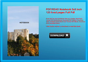 PDFREAD Notebook 5x8 inch 120 lined pages Full Pdf