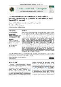 Input Output Impact of Electricity Investment (1)