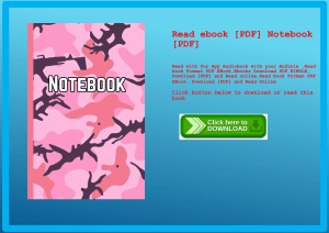 Read ebook [PDF] Notebook [PDF] 