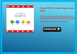 Ebook PDF  All About Shapes Read Book