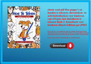 ebook read pdf Hoe puppy's en honden te tekenen dierenteken- en activiteitenboeken voor kinderen van