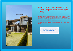 READ [PDF] Notebook 120 lined paper 5x8 inch get [PDF]