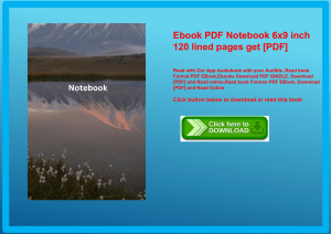 Ebook PDF  Notebook 6x9 inch 120 lined pages get [PDF]