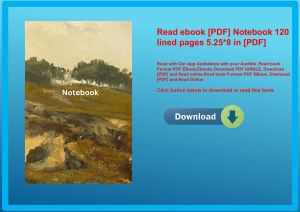 Read ebook [PDF] Notebook 120 lined pages 5.258 in [PDF] 