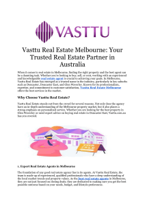 Vasttu Real Estate Melbourne