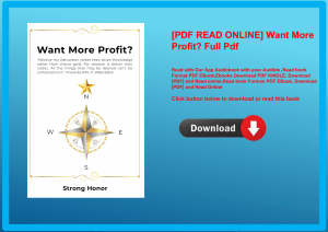 [PDF READ ONLINE] Want More Profit Full Pdf