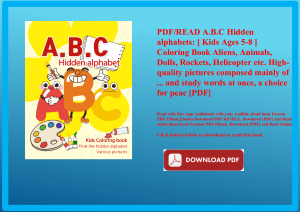 PDFREAD A.B.C Hidden alphabets [ Kids Ages 5-8 ] Coloring Book Aliens  Animals  Dolls  Rockets  Heli