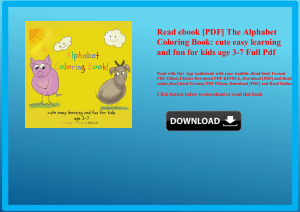 Read ebook [PDF] The Alphabet Coloring Book cute easy learning and fun for kids age 3-7 Full Pdf