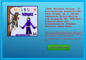 [PDF] Malbuch Ninjas 35 Actionreiche Ausmalbilder fÃƒÂ¼r Kinder ab 4 Jahren  Spannende Ninja-Motive 