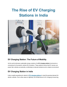 Smart EV Charger Solutions for Efficient Charging