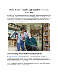 Quality Disability Care Services