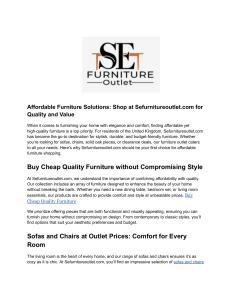 Affordable Furniture Outlet UK