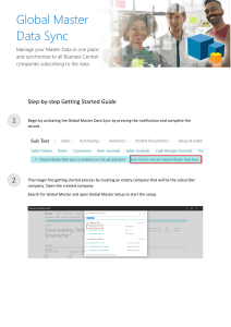 GlobalMasterDataSync-StepbyStep