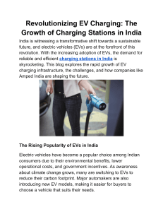 Best EV Charging Station in India