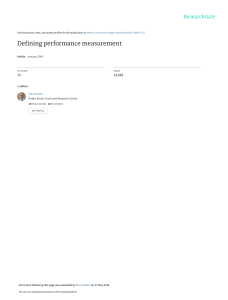 Performancemeasurementdefinitions