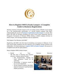 register ssm in kuala lumpur