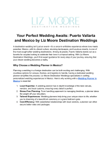 Your Perfect Wedding Awaits  Puerto Vallarta and Mexico by Liz Moore Destination Weddings