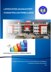 Laporan PPEPP Standar Penilaian Pembelajaran UNY