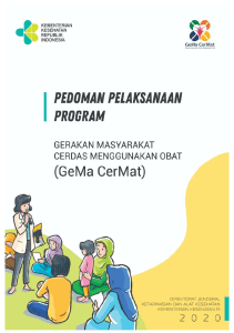 Pedoman Pelaksanaan GeMa CerMat: Panduan Penggunaan Obat Cerdas