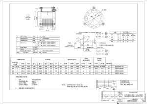 Plano Técnico de Tubería Flexible Mitsubishi SZR75-00200