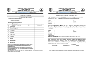 Formulir Persetujuan Tindakan Medis - Puskesmas Naukenjerai