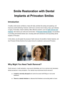 Dental Implants: Smile Restoration at Princeton Smiles, Princeton
