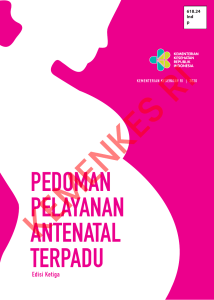 Pedoman Pelayanan Antenatal Terpadu Edisi Ketiga
