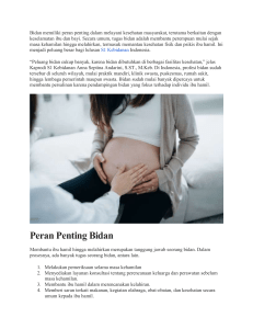 Peran Bidan: Kesehatan Ibu dan Bayi di Indonesia