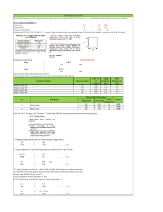 Preliminary Design Balok