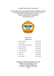 LAPORAN PELAKSANAAN KEGIATAN KKN