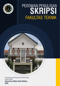 Pedoman Penulisan Skripsi Fakultas Teknik UWG Malang