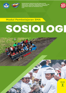 SOSIOLOGI KELAS X