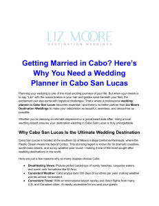 Playa Del Carmen Wedding Planning with Liz Moore