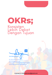 Panduan OKRs: Konsisten, Fokus, dan Adaptif untuk Tujuan Bisnis