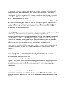 Penelitian Posyandu Lansia Desa Tebing Linggahara: Pelayanan Kesehatan