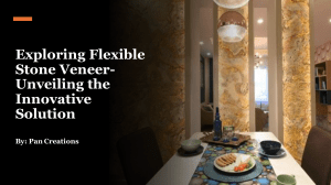 Exploring Flexible Stone Veneer  Unveiling the Innovative Solution  