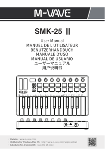 SMK-25 II MIDI键盘用户手册