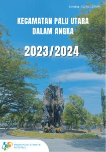 Kecamatan Palu Utara Dalam Angka 2024: Statistik Komprehensif