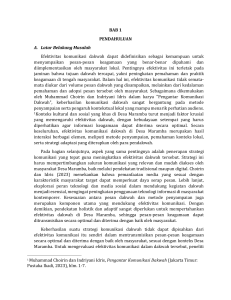 Efektivitas Komunikasi Dakwah: Strategi Tradisional & Digital di Desa Maramba