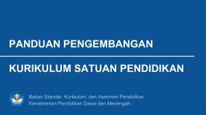 Panduan Pengembangan Kurikulum Satuan Pendidikan: Fungsi, Prinsip, Proses