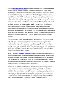 best proxy service India