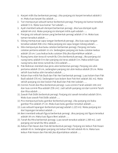 Soal Latihan Luas dan Sisi Persegi: Matematika Geometri Dasar