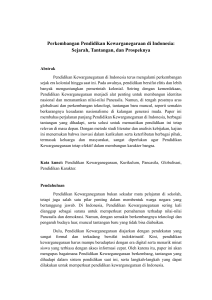 Pendidikan Kewarganegaraan Indonesia: Sejarah, Tantangan, & Prospek