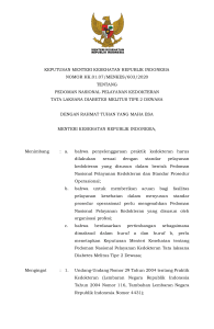 Pedoman Nasional Pelayanan Kedokteran: Tata Laksana DM Tipe 2 Dewasa