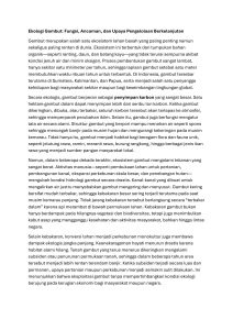 Ekologi Gambut: Fungsi, Ancaman, dan Upaya Pengelolaan Berkelanjutan