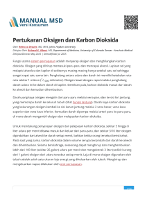 Pertukaran Oksigen & Karbon Dioksida: Fungsi Pernapasan & Sirkulasi