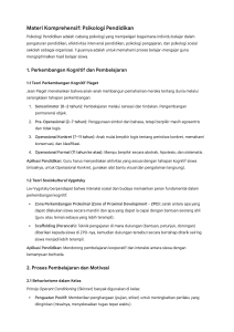 Psikologi Pendidikan