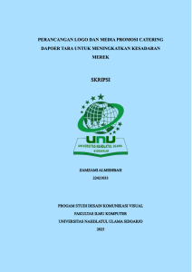 Perancangan Logo & Media Promosi Catering Dapoer Tara: Tingkatkan Kesadaran Merek