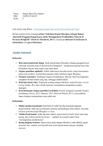 Analisis Fabrikasi Kapal Fiberglass
