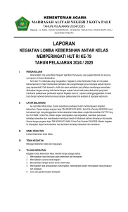 LPJ LOMBA KEBERSIHAN